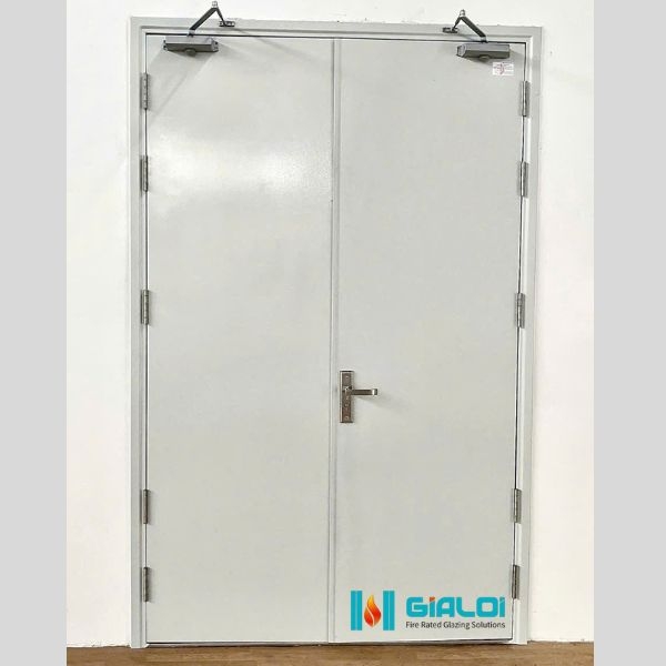 Cửa thép chống cháy 2 cánh 60 phút